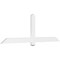 Ekena Millwork Eugene Architectural Grade PVC Gable Bracket, 72"W x 24"H x 2"D x 4"F, 8/12 Pitch GBP072X24X0204EUG00 - alternate 1